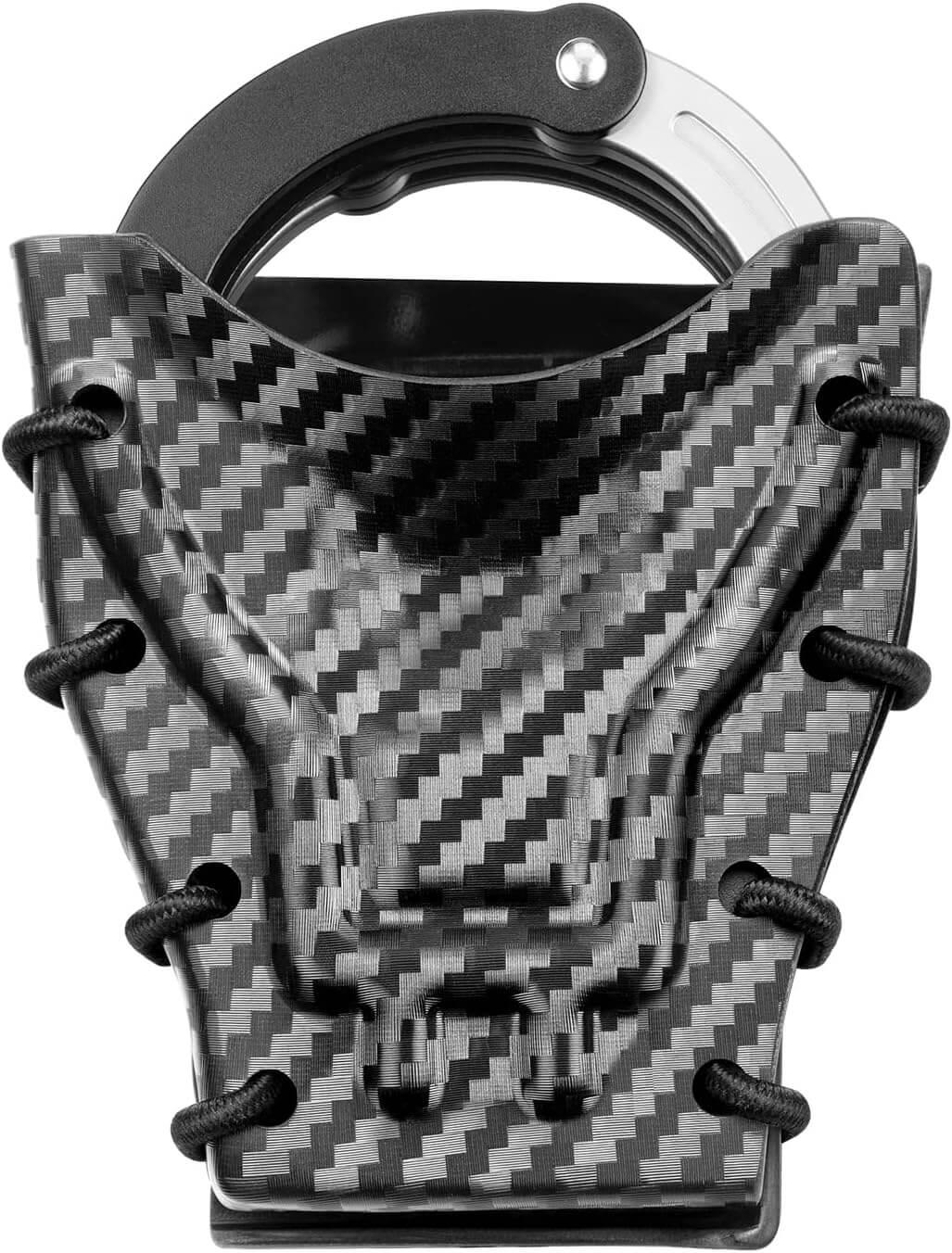 Carbon Fiber Kydex Handcuff Case/holster/holder fit 1.5" 1.75" 2.0 and 2.25'' Belt | Gun & Flower Gun & Flower
