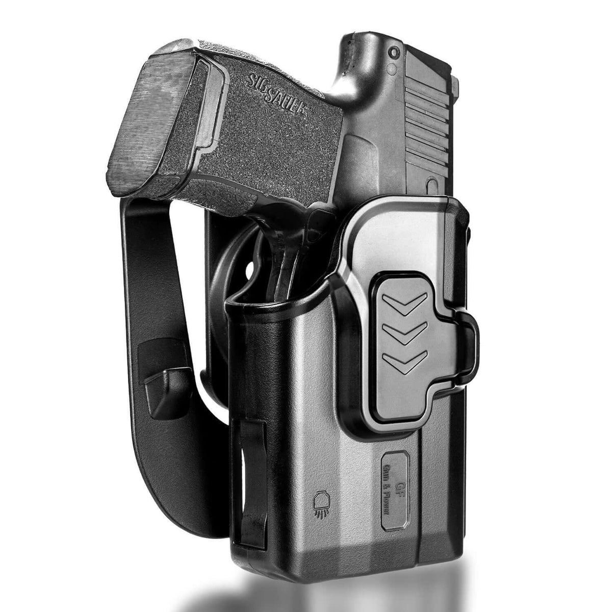 Level II Sig P365 TLR6 OWB Holster Compatible with: Sig Sauer P365 Nitron Micro-Compact/P365 SAS with Streamlight TLR-6/TLR-6HL/TLR-6HL Pistol Gun & Flower