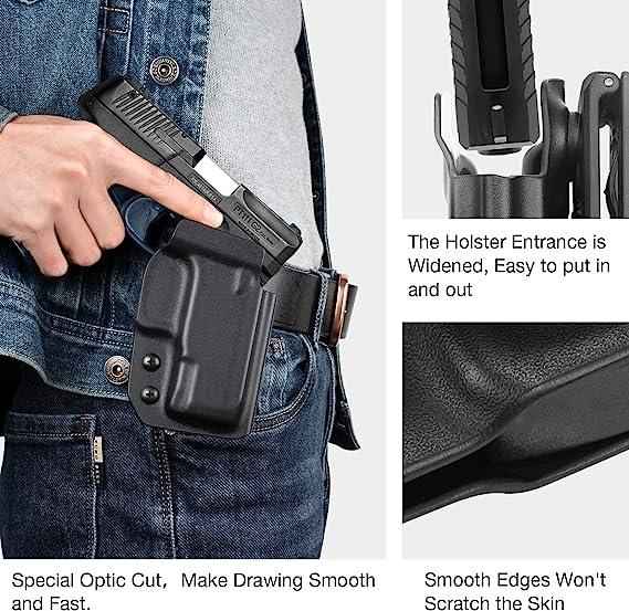 1911 OWB Kydex Holster, Fit 5'' & 4.25'' barrel, Right Hand | Gun & Flower