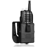 Gun & Flower Universal Tactical Radio Holster for Two-Way Walkie Talkies, Radio Pouch for Motorola, Kenwood, HYTERA Many Types, Accessories, Adjustable Storage with 1 Pack GUN & FLOWER