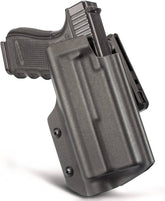 OWB Kydex Holster for Glock 17 22 31 w/ Olight BALDR Mini, Open Carry Holster Adj Retention, Right Hand | Gun & Flower Gun & Flower