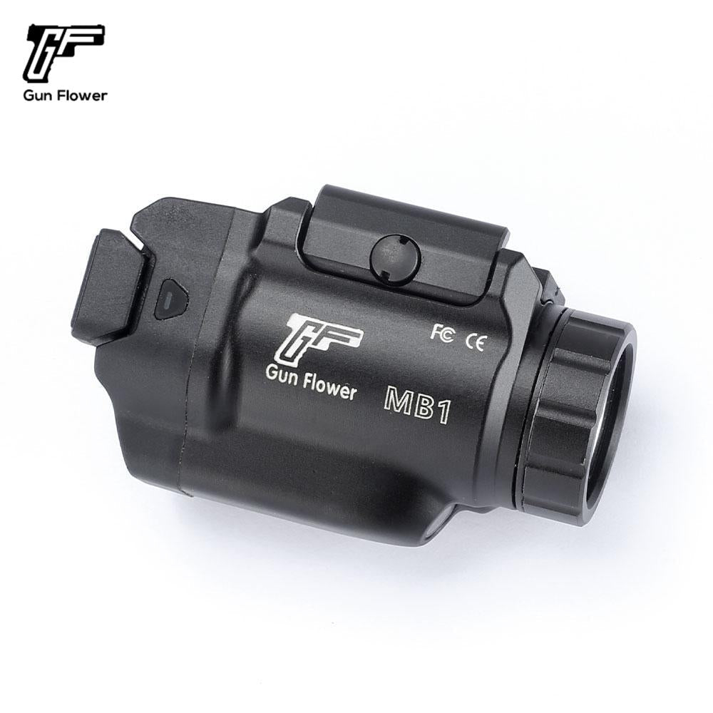 GF GUN FLOWER 500 Lumens Pistol Light with Laser、Sighting mirrors for guns、Sights, other than telescopic sights, for artillery,Fit Glock17/19/P365/G3C/M&P9/Hellcat Pro/1911 polymerholster