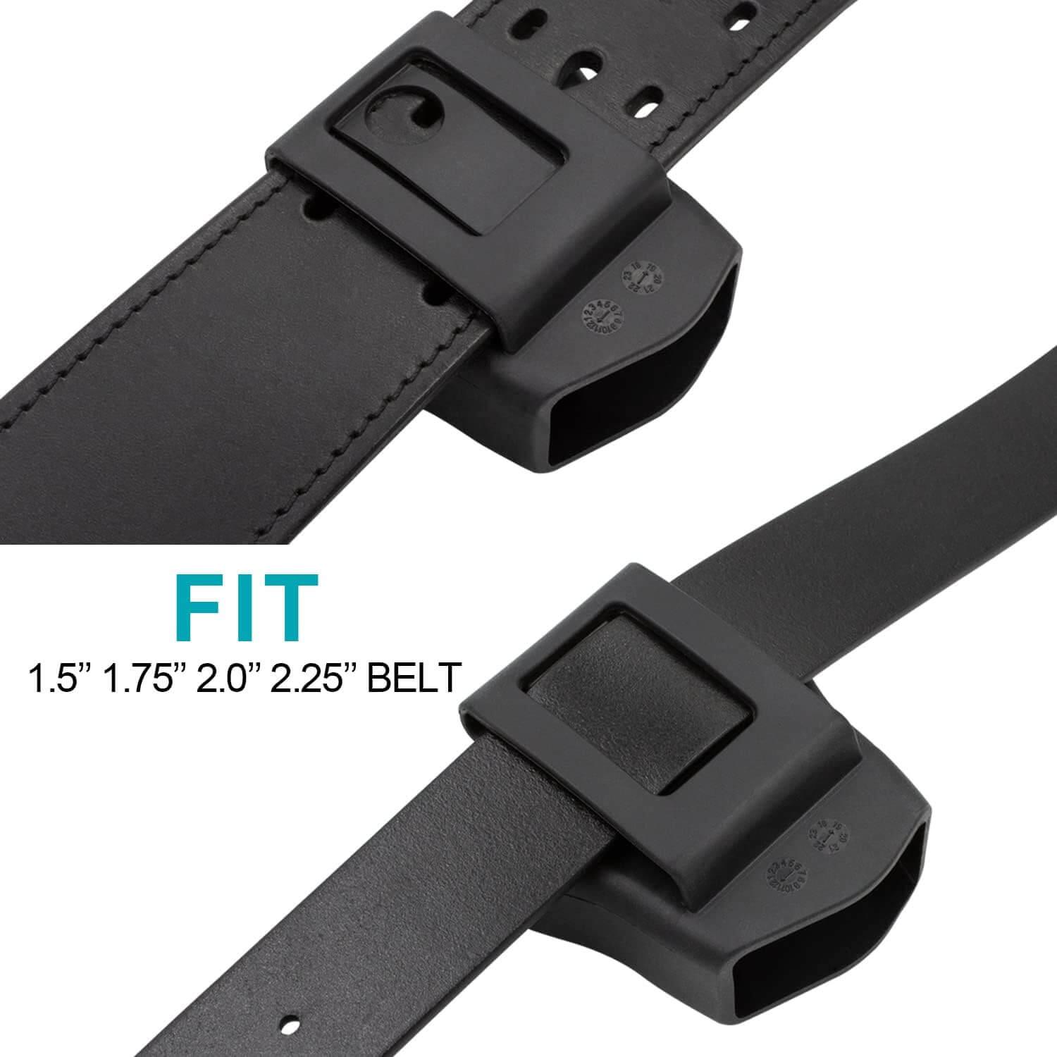 Polymer Handcuff Case Fit ASP Cuffs Hinged Handcuffs Chain Handcuffs Handcuff Holder, Fit 1.5'' 1.75'' 2.0'' security Belt Gun & Flower