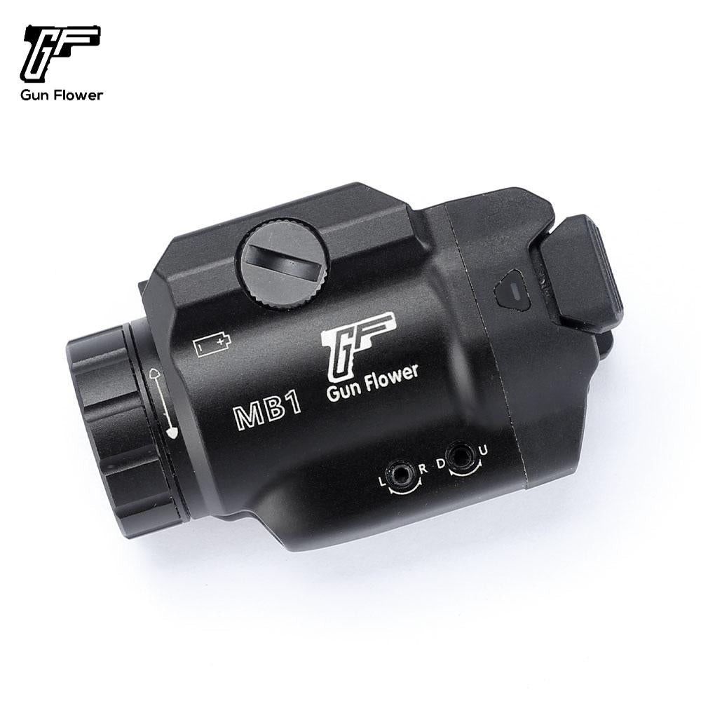 GF GUN FLOWER 500 Lumens Pistol Light with Laser、Sighting mirrors for guns、Sights, other than telescopic sights, for artillery,Fit Glock17/19/P365/G3C/M&P9/Hellcat Pro/1911 polymerholster