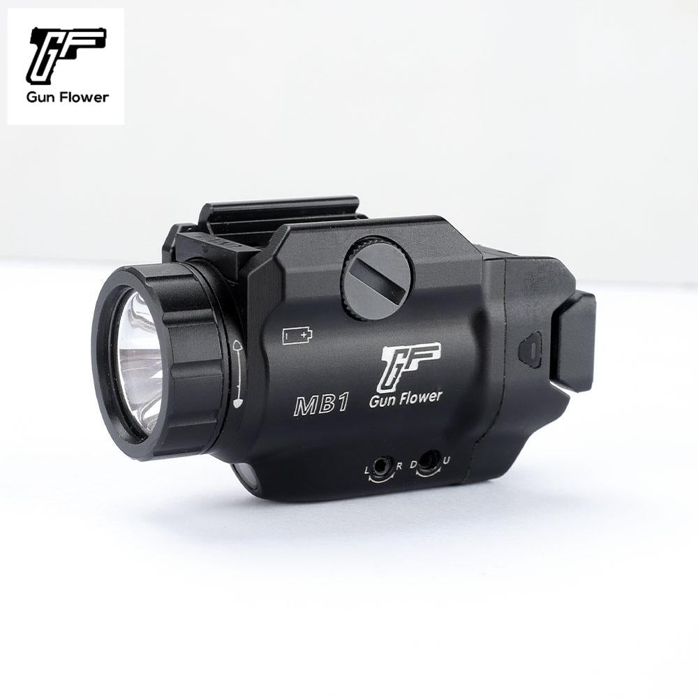 GF GUN FLOWER 500 Lumens Pistol Light with Laser、Sighting mirrors for guns、Sights, other than telescopic sights, for artillery,Fit Glock17/19/P365/G3C/M&P9/Hellcat Pro/1911 polymerholster