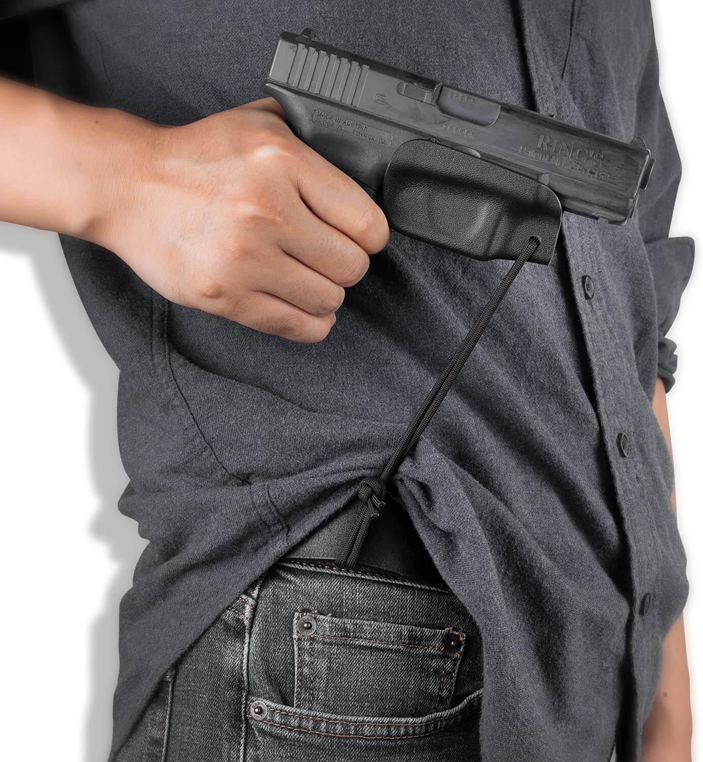 Kydex Trigger Guard Holster w/ Paracord, Glock19/43,Taurus G2C/G3C, Sig P365, Hellcat, Ruger, S&W Gun & Flower