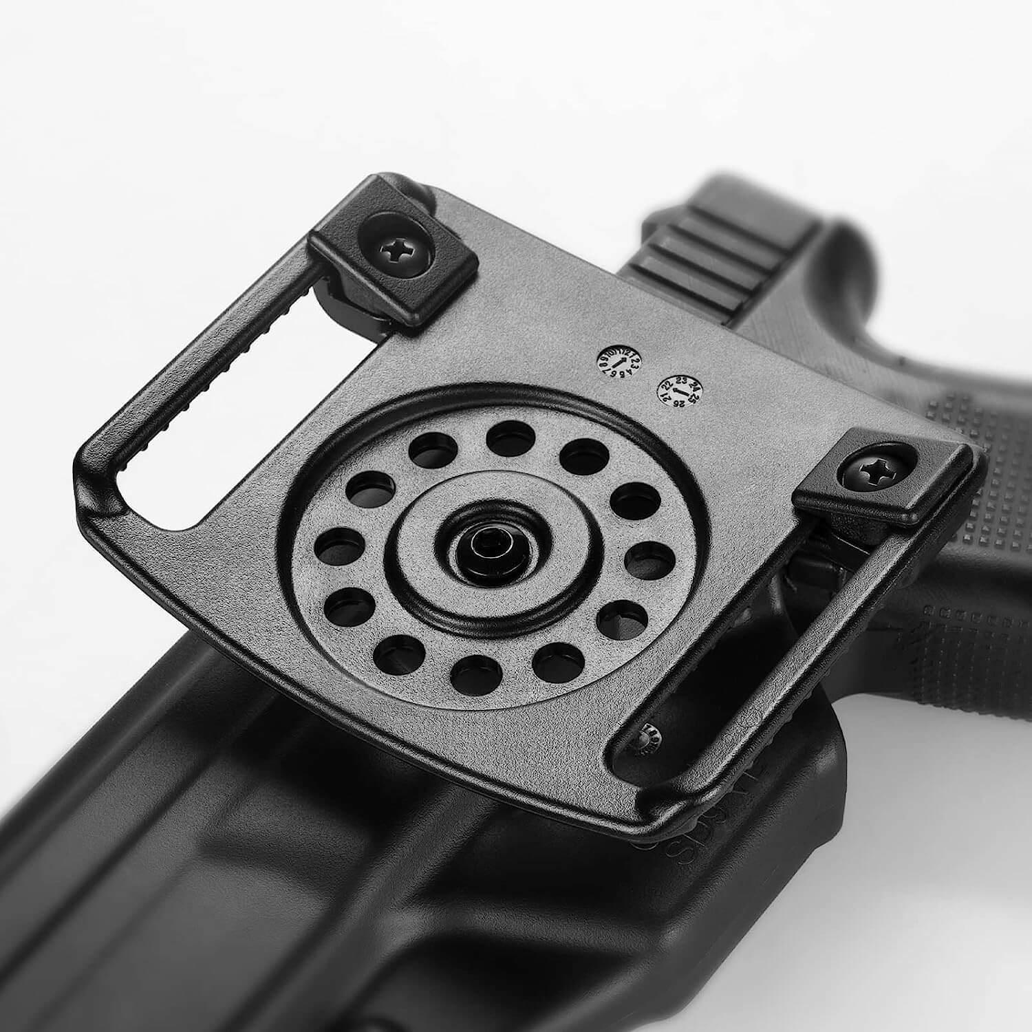 Belt Loop Attachment, Fit Belt Size from 1.5'' to 2.25'', Polymer Belt Loop for Holsters and Attachments, Outside Waistband Carry Gun Accessoires polymerholster