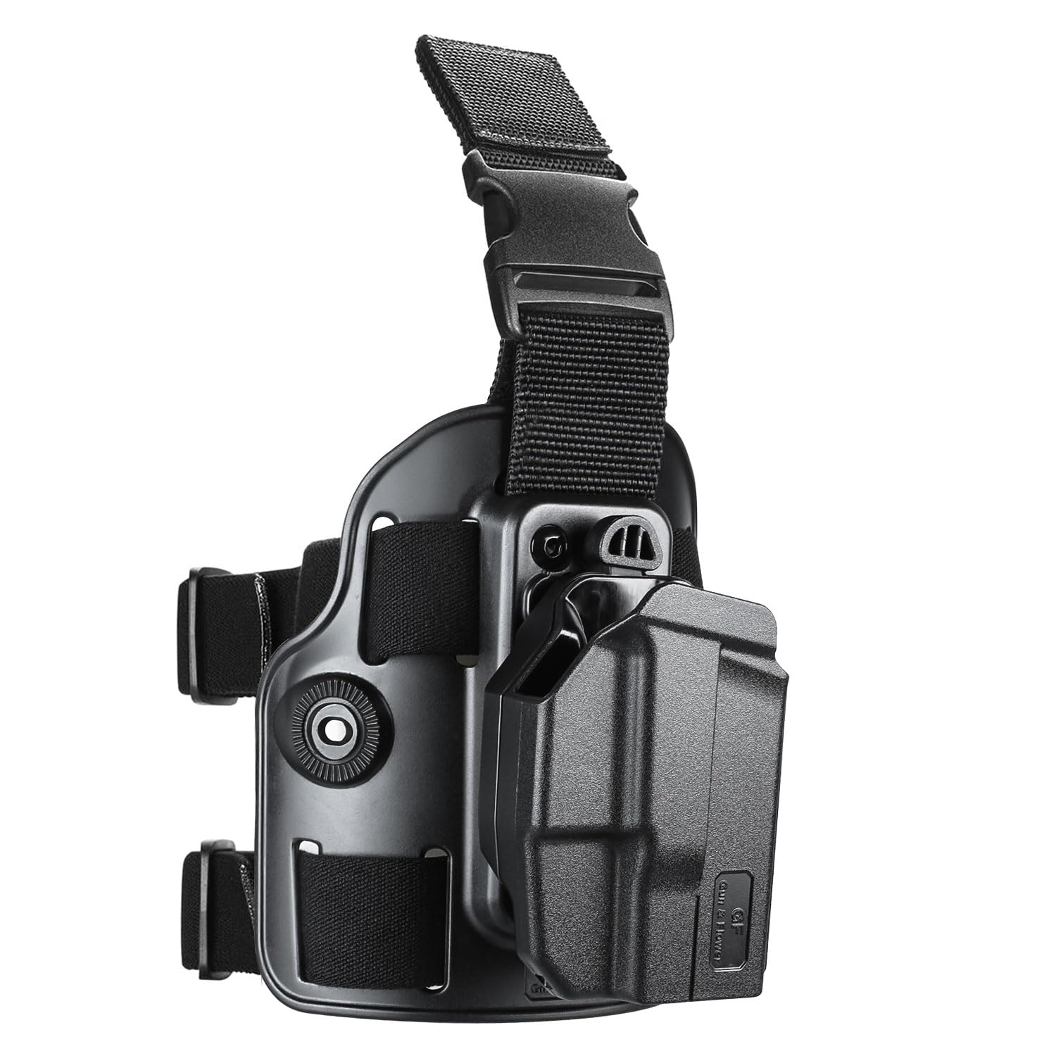 Level II G2C Drop Leg Holster Compatible with Taurus G2C/G3C, Taurus Millennium G2 PT111/PT140, Polymer Drop Leg Platform Holster, Thumb Release Holster GUN & FLOWER