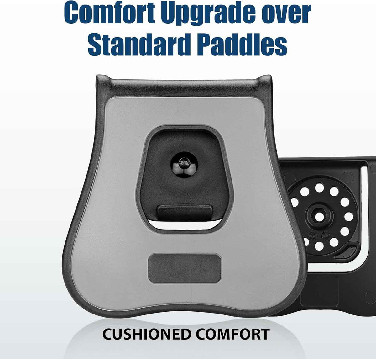 Sig Sauer P365 X-Macro OWB Silicone Paddle Holster - Level II Retention, 360° Adjustable Paddle or Duty Belt Clip, Injection Molded Polymer Outside Waistband, Right Hand