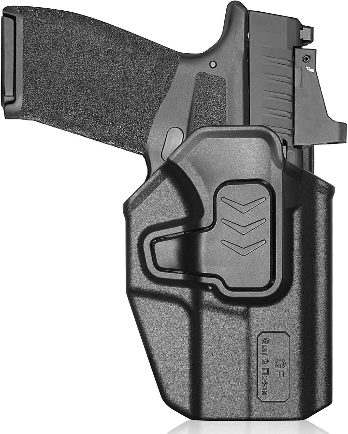 Springfield Hellcat Pro / Hellcat / OSP / RDP OWB Holster - Optic Cut Level II Index Finger Release, Adjustable Retention, 360° Paddle, Right Hand