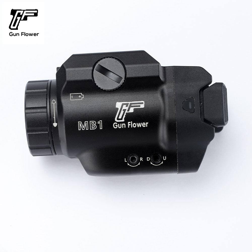 GF GUN FLOWER 500 Lumens Pistol Light with Laser、Sighting mirrors for guns、Sights, other than telescopic sights, for artillery,Fit Glock17/19/P365/G3C/M&P9/Hellcat Pro/1911 polymerholster