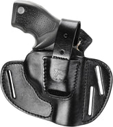 Leather Holster for J-Frame & .38 Special Snub Nose Revolvers Gun & Flower