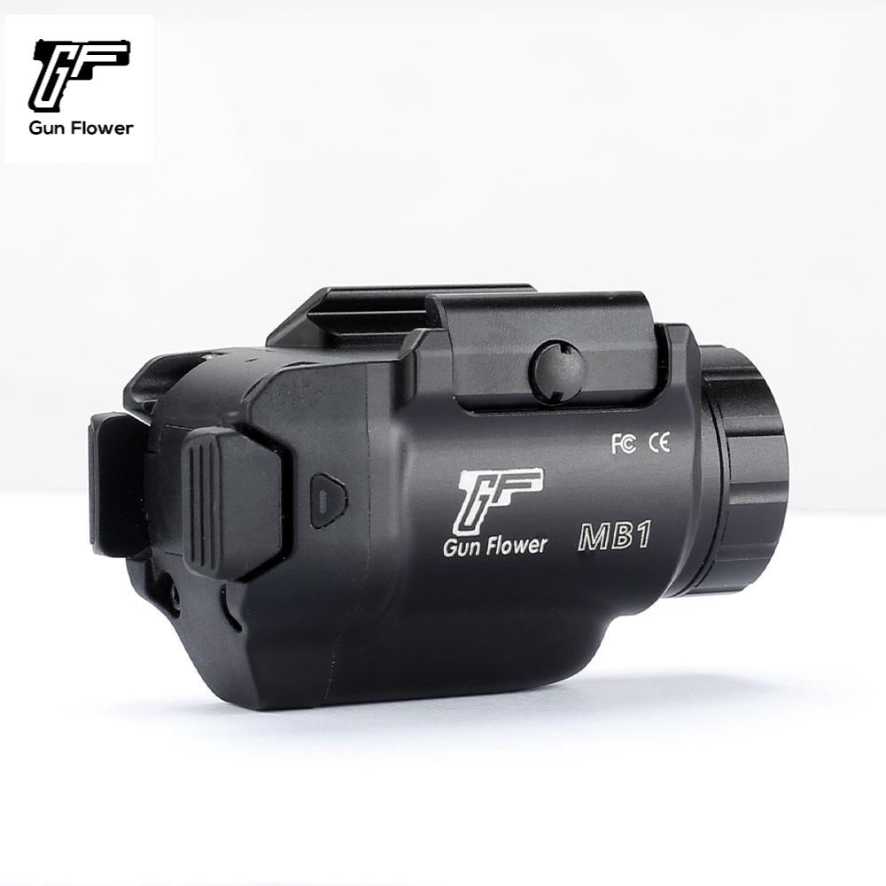 GF GUN FLOWER 500 Lumens Pistol Light with Laser、Sighting mirrors for guns、Sights, other than telescopic sights, for artillery,Fit Glock17/19/P365/G3C/M&P9/Hellcat Pro/1911 polymerholster