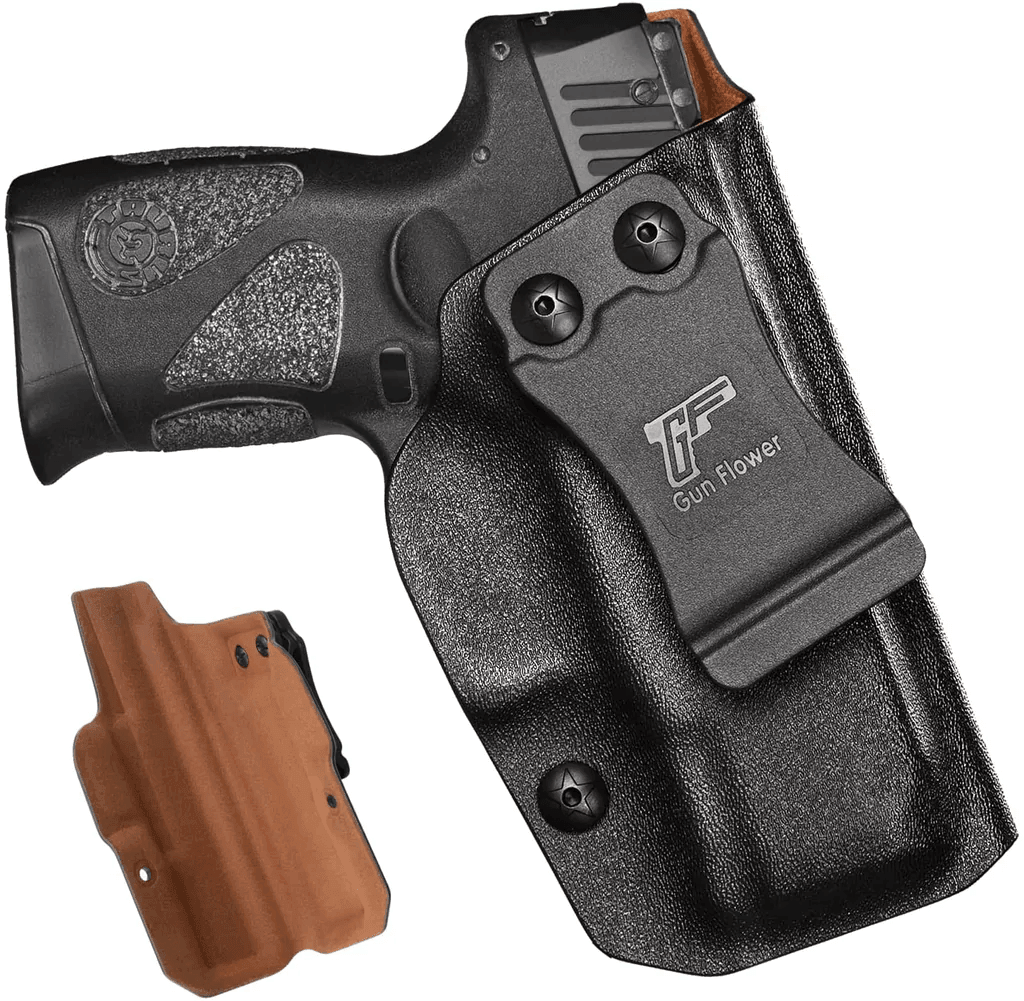 Taurus G2C Taurus G3C Taurus G3C TORO Taurus PT111 Millennium G2 Taurus PT140 Millennium G2 Custom Leather Lined Kydex Holster IWB Gun & Flower