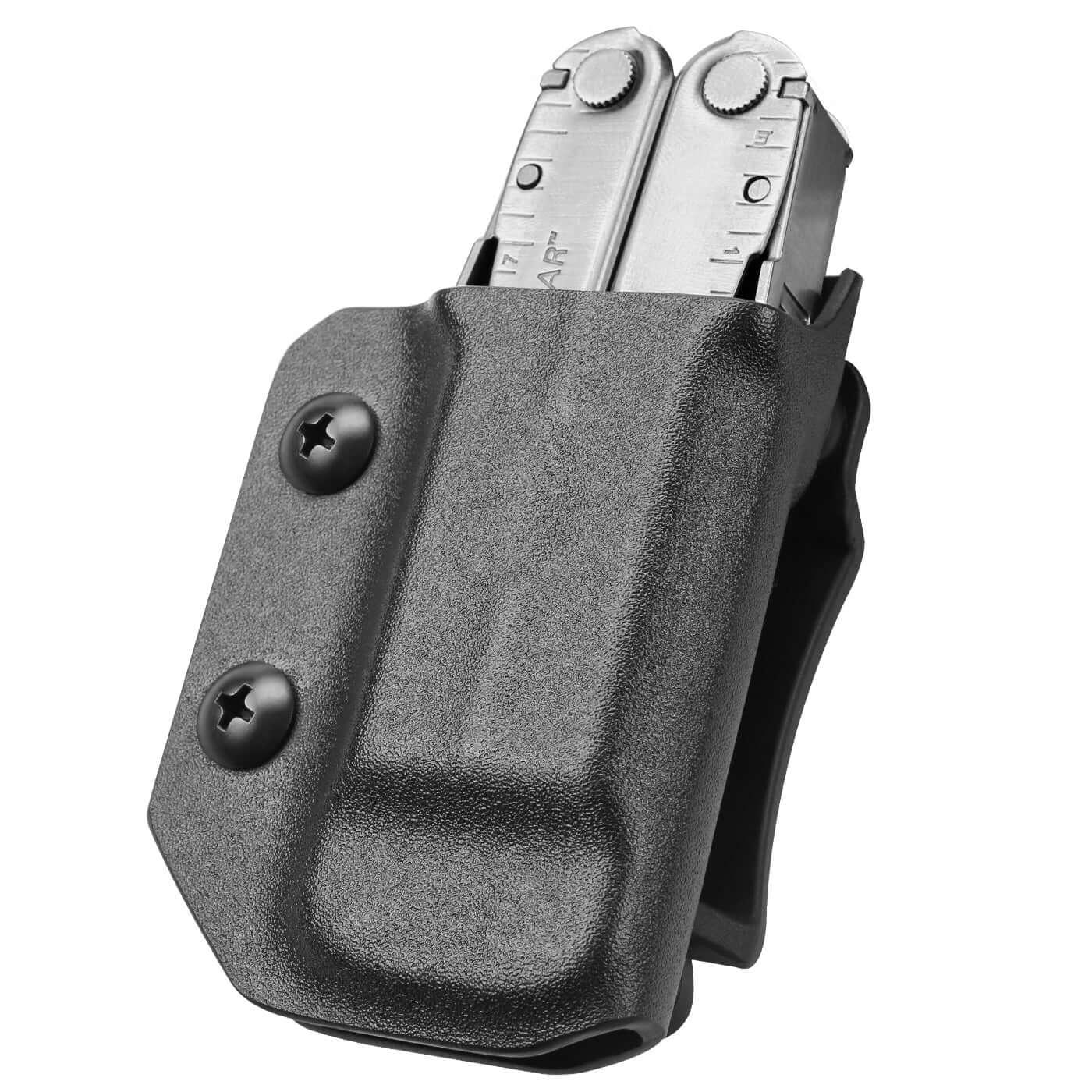 Kydex Multitool Sheath for LEATHERMAN WAVE & WAVE + PLUS/REBAR/SURGE HEAVY/SKELETOOL Multi Tool Pouch Gun & Flower