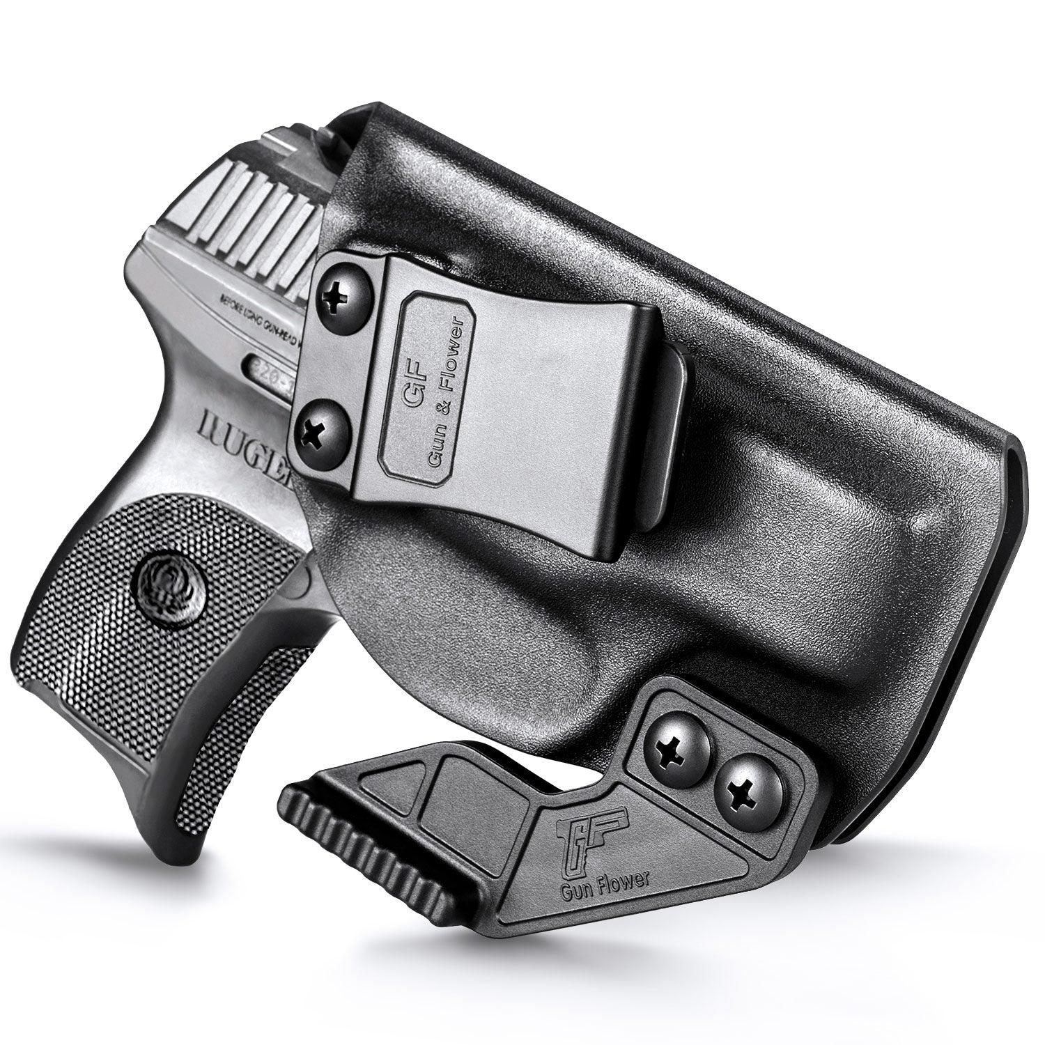 Ruger LC9/ LC9S/ EC9S/ EC9/ LC380 IWB Kydex Holsters with Claw Inside the waistband trigger guard wing holster for fat guys | Gun & Flower Gun & Flower