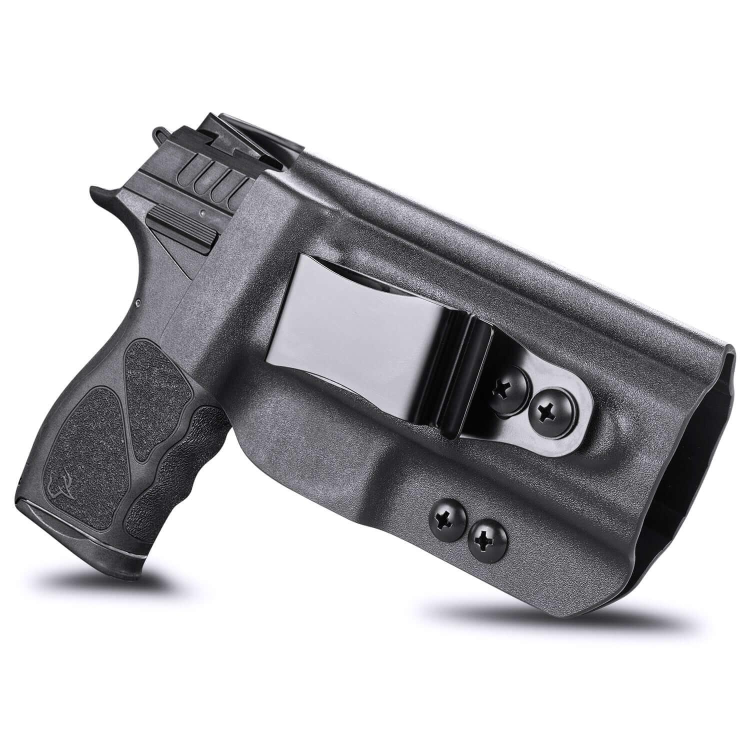 IWB Kydex Holster with Steel Belt Clip Custom Made for Taurus TH9C&TH9 Pistol | Gun & Flower Gun & Flower