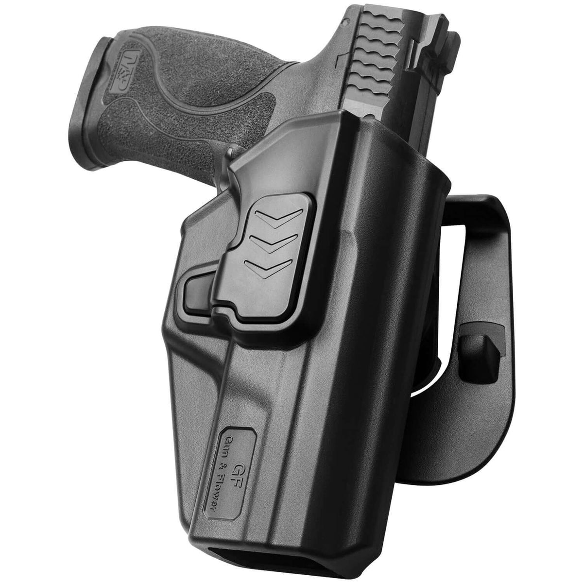 OWB Paddle Holster Level II Retention for S&W M&P 9mm & SD9 VE & SD40 VE Gun & Flower