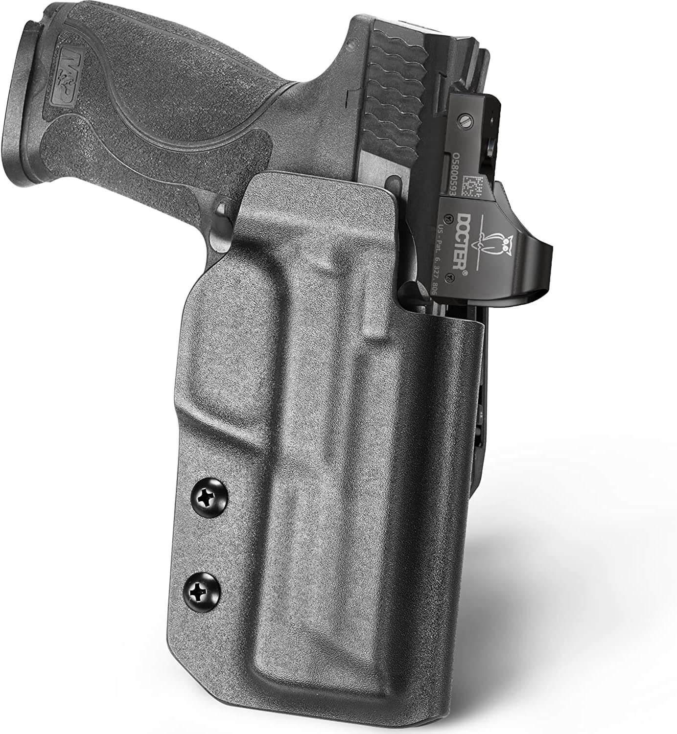 OWB Kydex Holster Red Dot/Optics for S&W M&P 9MM/.40 M2.0 4.25’’, M&P 9MM/.40 M2.0 4’’3.6’’, Fits 1.5’’, 1.75’’, 2.0’’, 2.25'' belt Gun & Flower