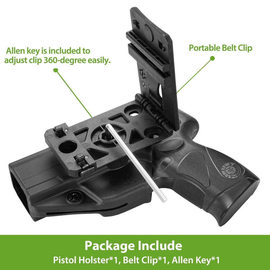 No Button/Quick Release/Fast Draw OWB Holster for Taurus G2C Millenniu