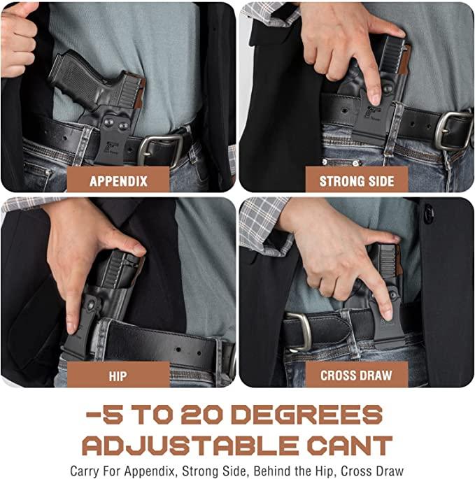 Taurus G2C Taurus G3C Taurus G3C TORO Taurus PT111 Millennium G2 Taurus PT140 Millennium G2 Custom Leather Lined Kydex Holster IWB Gun & Flower