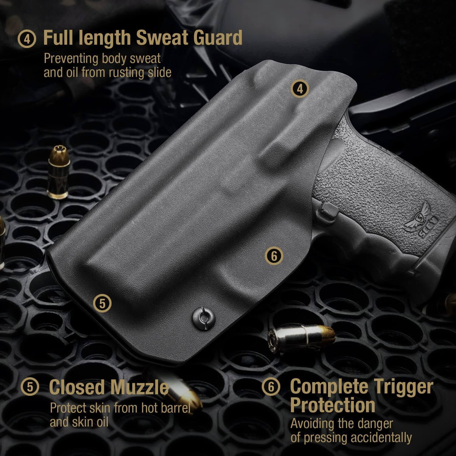 SCCY CPX1/CPX2 with No Rail Kydex IWB Holster | Gun & Flower Gun & Flower