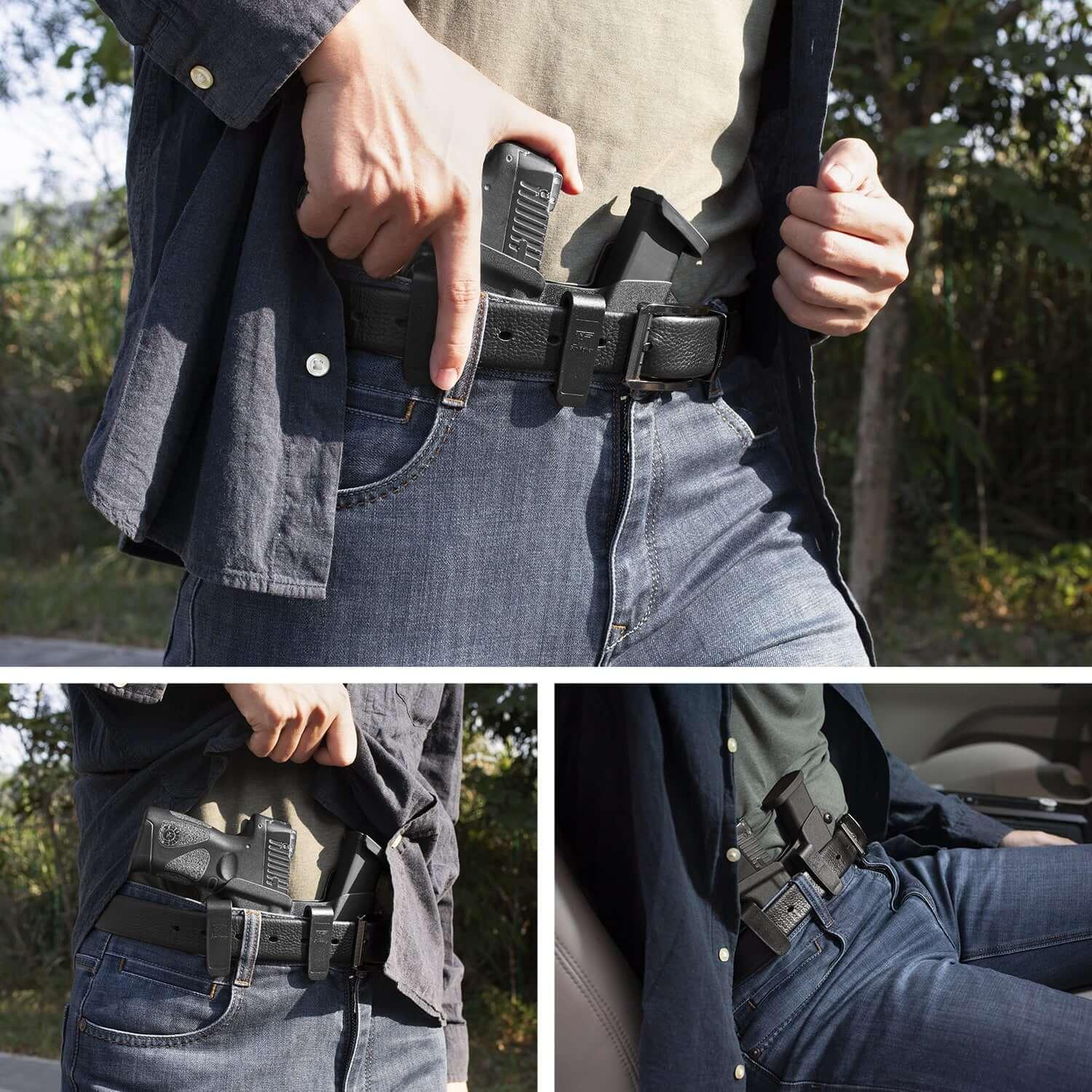 IWB Kydex Sidecar Holsters with Mag Pouch for Taurus G2C Taurus G2S Taurus G3C Taurus G3C TORO Taurus G3 Taurus PT111 Millennium G2 Taurus PT140 Millennium G2 Guard Red Dot Optics cut | Gun & Flower Gun & Flower