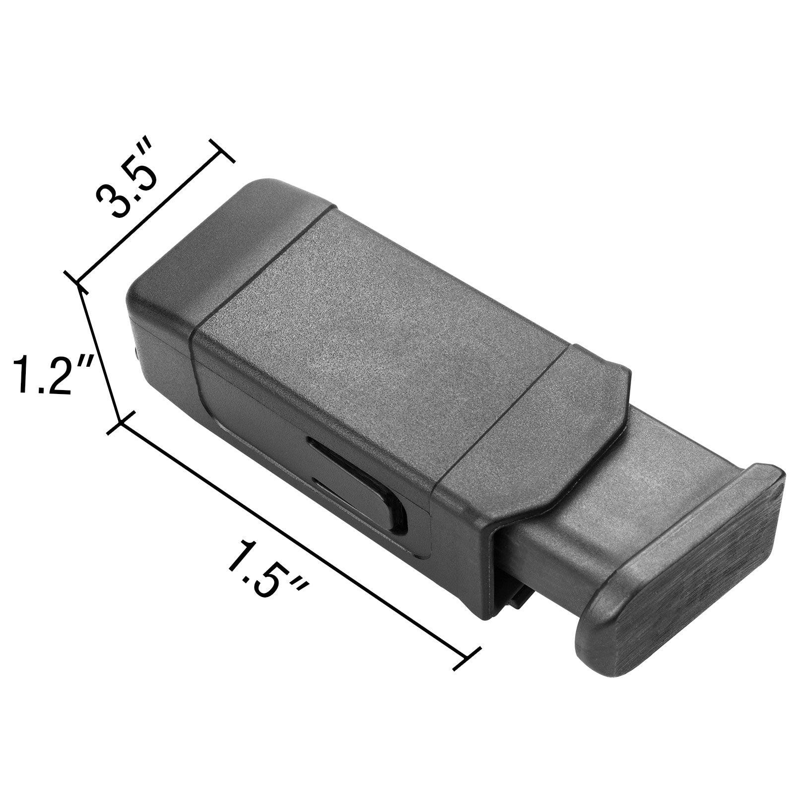 Polymer Universal 9mm/.40 Double Stack Mag Holster Magazine Holder Inside and Outside Carry Mag Pouch Gun & Flower