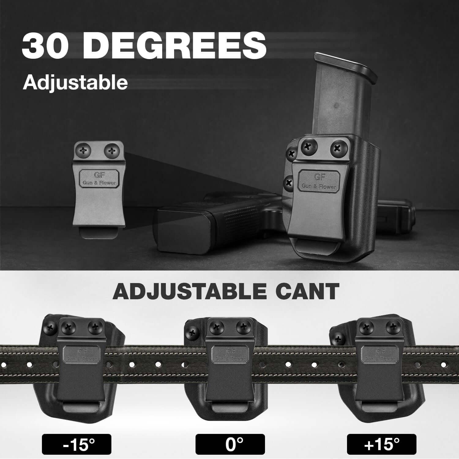 Free Gift Mag Holster 9mm/.40/ .45ACP Single/ Double Stack, Need to Select the Magazine Carrier that Matches Your Magazine Type | Gun & Flower Gun & Flower
