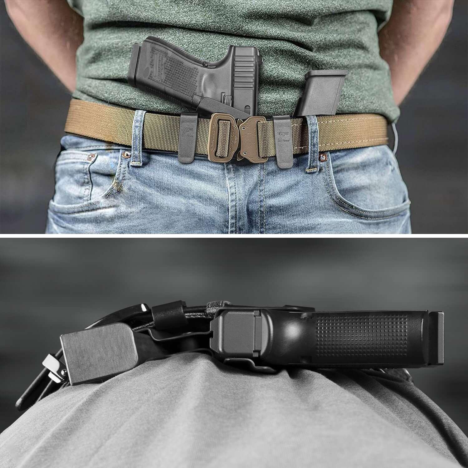 IWB Kydex Sidecar Holsters with Mag Pouch for Taurus G2C Taurus G2S Taurus G3C Taurus G3C TORO Taurus G3 Taurus PT111 Millennium G2 Taurus PT140 Millennium G2 Guard Red Dot Optics cut | Gun & Flower Gun & Flower