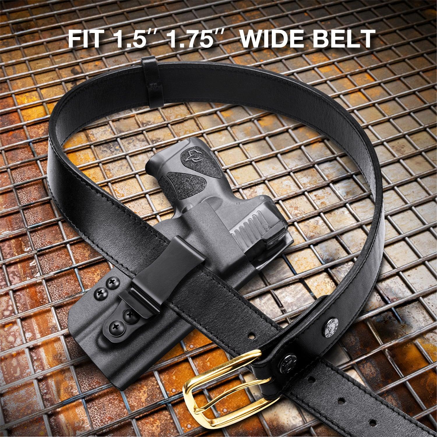 IWB Kydex Holster with Steel Belt Clip Custom Made for Taurus TH9C&TH9 Pistol | Gun & Flower Gun & Flower