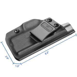 Kydex IWB Holster for Springfield XD-S XDS 3.3" 9mm/.40S&W/.45 ACP Appendix Cross Draw Concealed Carry Belt Clip Holsters | Gun & Flower Gun & Flower
