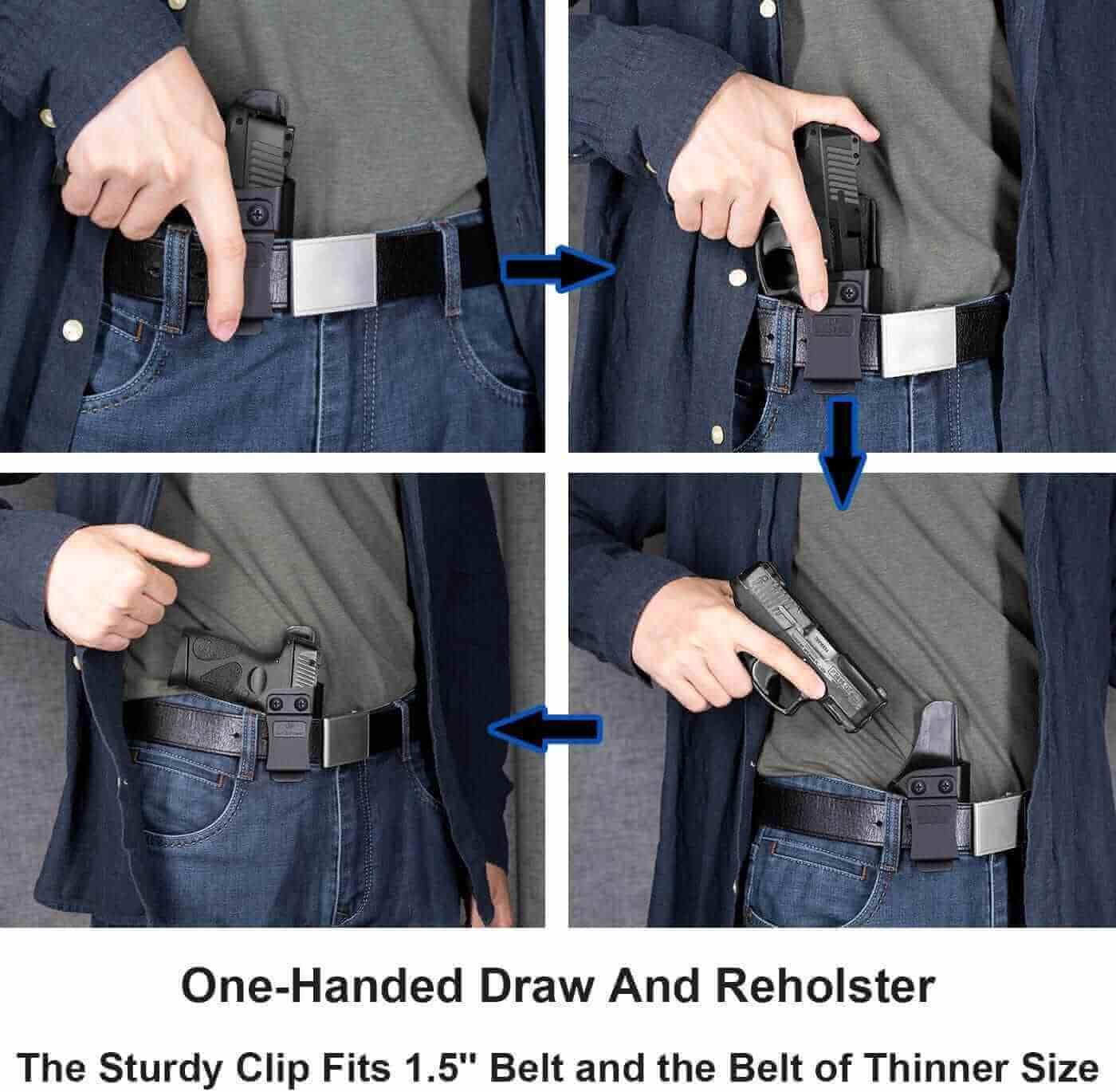 Gun & Flower IWB Kydex Holster Right Smith & Wesson M&P Bodyguard 380 IWB Kydex Holster