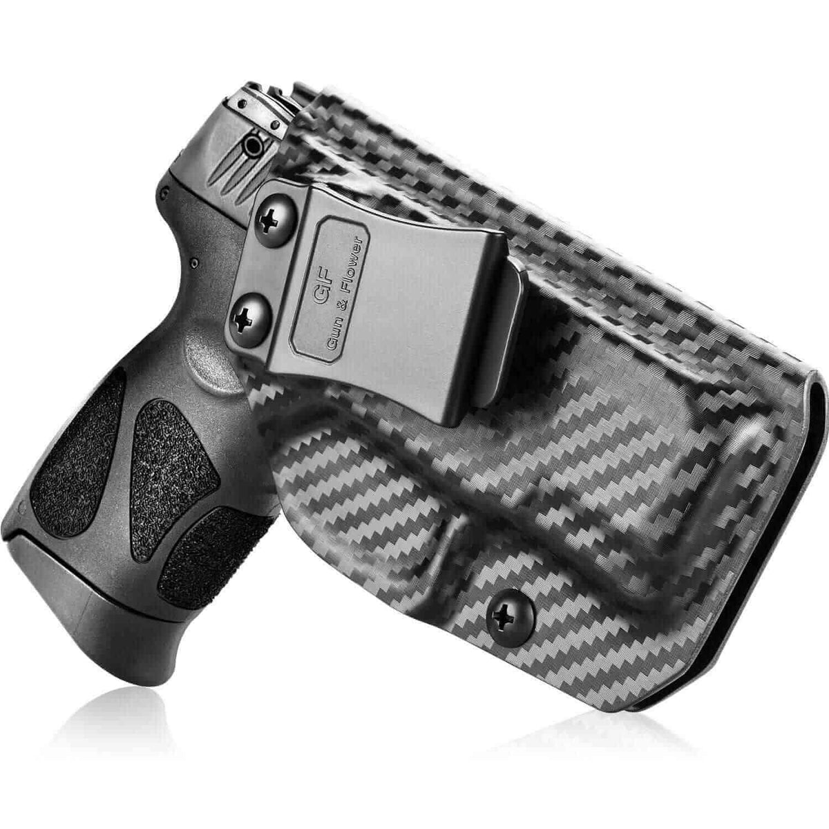 Holster for Taurus G2C Taurus G3C Taurus G3C TORO Taurus PT111 Millennium G2 Taurus PT140 Millennium G2 | Kydex Carbon Fiber IWB Holster for Concealed Carry | Gun & Flower - Polymerholster