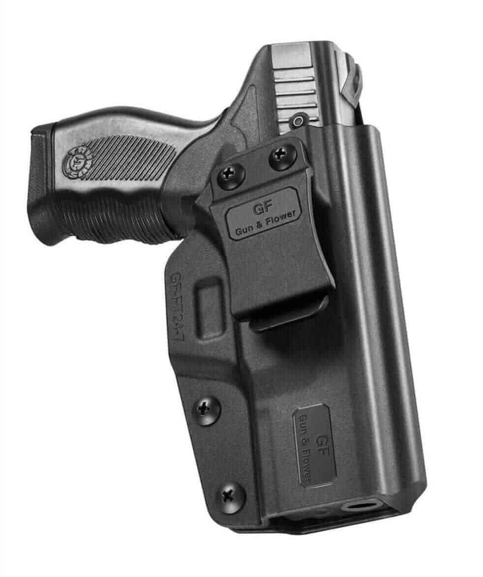 Taurus G3 & Taurus PT24/7 Polymer IWB Holster for Concealed Carry Adj. Cant & Retention | Inside Waistband | Gun & Flower - Polymerholster