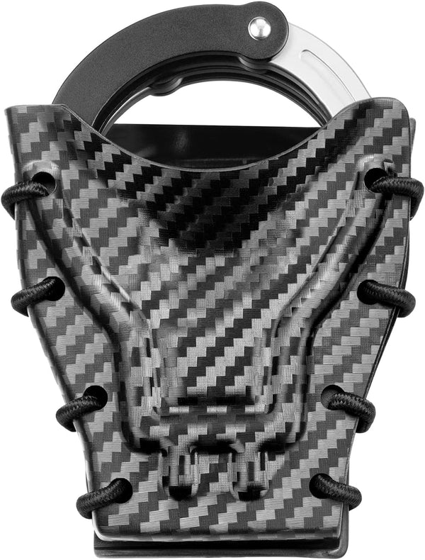 Carbon Fiber Kydex Handcuff Case/holster/holder fit 1.5" 1.75" 2.0 and 2.25'' Belt | Gun & Flower
