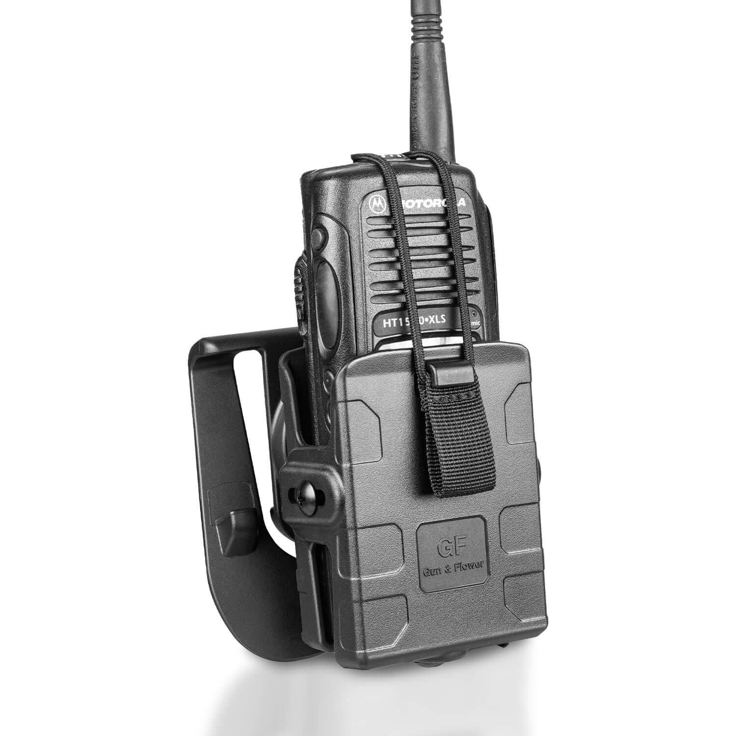 Tactical Radio Holster for Two-Way Walkie Talkies, Radio Pouch for Mot ...