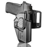 Level II Retention OWB Holster for S&W M&P 9/380 Shield EZ, Belt Loop Attachment, Quick Mounting/Dismounting|Gun&Flower