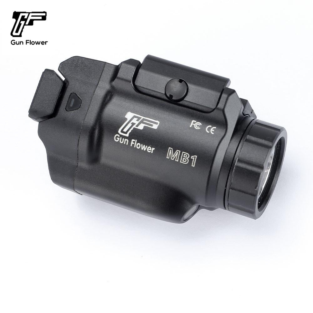 GF GUN FLOWER  500 Lumens Pistol Light with Laser、Sighting mirrors for guns、Sights, other than telescopic sights, for artillery,Fit Glock17/19/P365/G3C/M&P9/Hellcat Pro/1911