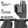 IWB Kydex Holster for Taurus 85 and S&W 637 642 638 43 442 Revolvers,Not for Protector Models, Right Hand | Gun & Flower