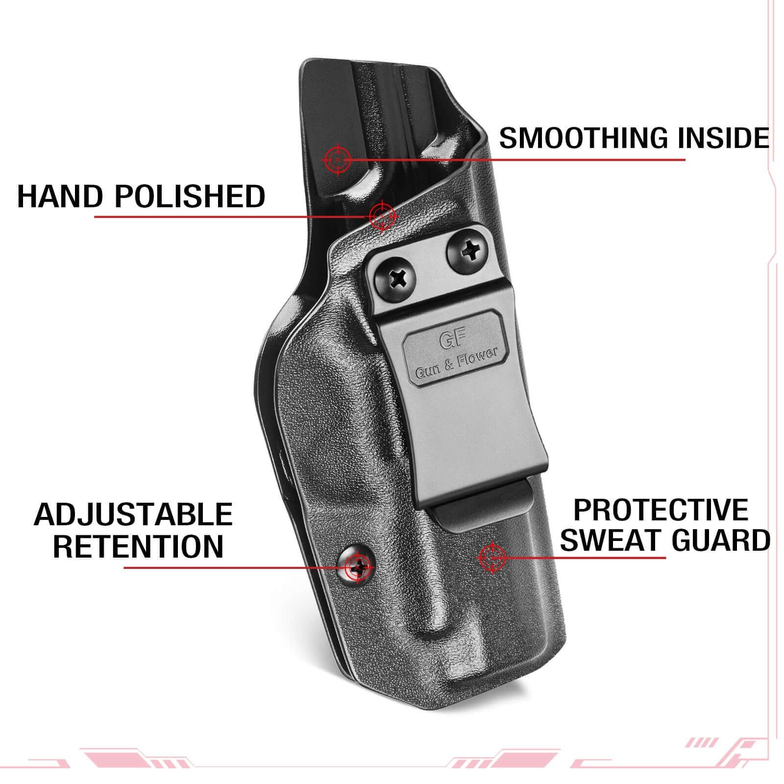 P365XL Holster,IWB Kydex Holster, Fit: Sig Sauer P365XL, Inside Waistband Concealed Carry,Adj. Cant Retention, P365xl Holster Ultimate Comfort & Stability,Right Hand|Gun&Flower