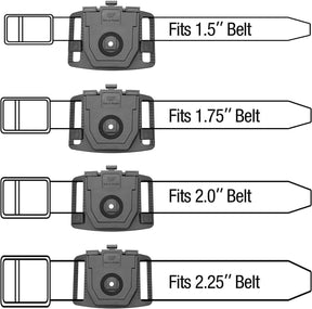 Toolless Adjustment, Level II Retention OWB Holster for Taurus G2C, G3C, PT111 G2, PT140, Outside Waistband Carry, Quick Mounting/Dismounting, Right Hand | Gun & Flower