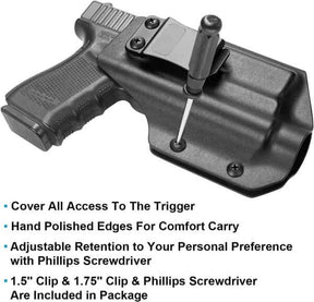 IWB Kydex Holster for Taurus 85 and S&W 637 642 638 43 442 Revolvers,Not for Protector Models, Right Hand | Gun & Flower