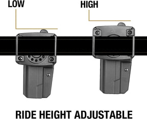 Belt Loop Attachment, Fit Belt Size from 1.5'' to 2.25'', Polymer Belt Loop for Holsters and Attachments, Outside Waistband Carry Gun Accessoires