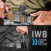 Hellcat Carbon Fiber Texture IWB Kydex Holster, Fit Hellcat 3" Micro-Compact 9mm Pistol, Right Hand | Gun & Flower