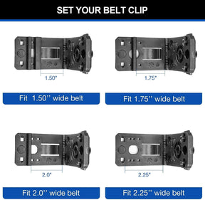 Basketweave Kydex Handcuff Case Fit ASP Handcuffs & Hinged Handcuffs & Chain Handcuffs, Strap Removable&Retention Adjustable,1.5&1.75&2.0&2.25'' Duty Belt | Gun & Flower