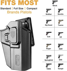 Matrix G&F Series OWB Active Retention Polymer Holster (Model: 1911 Matrix G&F Series OWB Active Retention Polymer Holster (Model: 1911