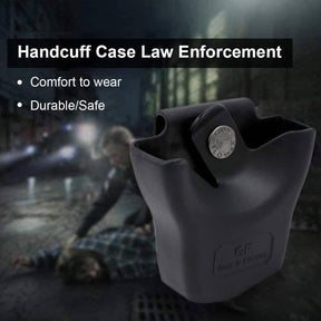 Polymer Handcuff Case Fit ASP Cuffs Hinged Handcuffs Chain Handcuffs | Law Enforcement Handcuff Holder, Fit 1.5'' 1.75'' 2.0'' Duty Belt