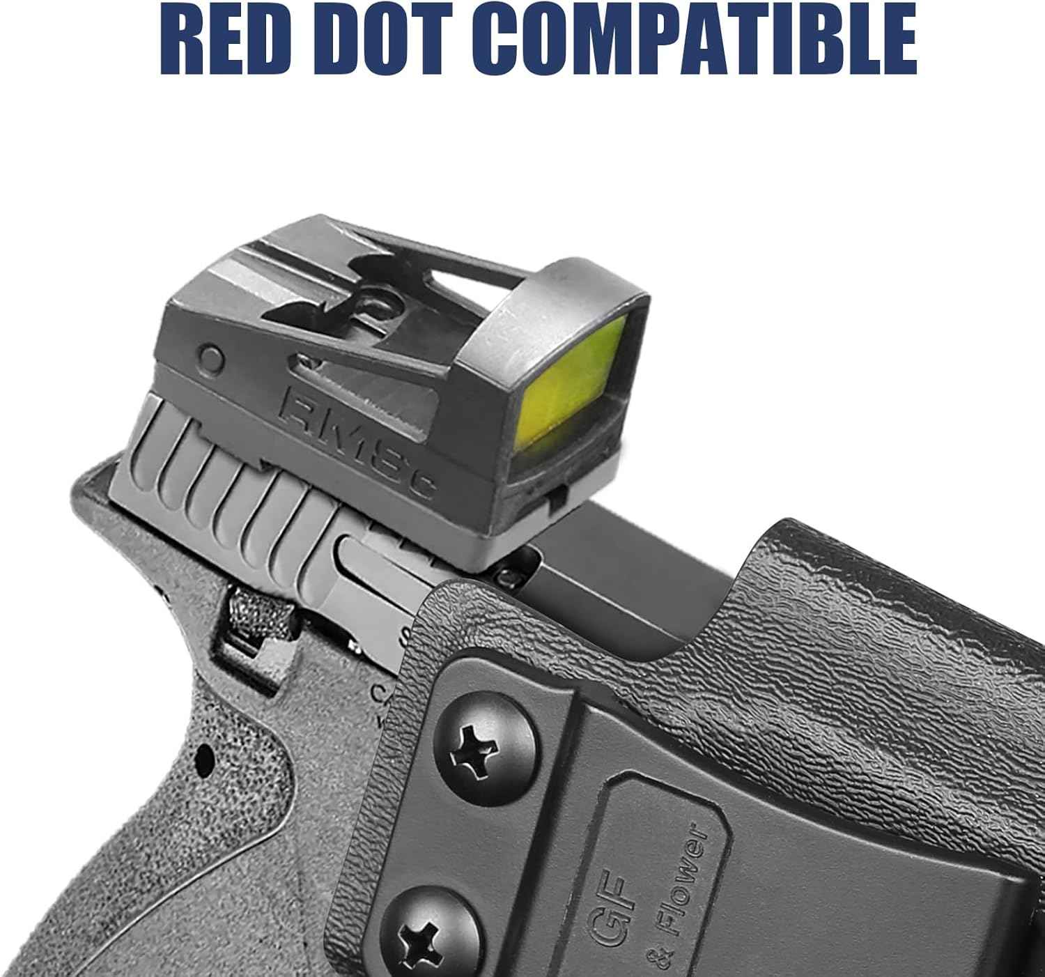 S&W Bodyguard 2.0 IWB Kydex Holster - Optic Cut, Adjustable Cant & Retention, Concealed Carry Inside Waistband, Right Hand