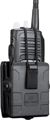 Gun & Flower Molle – Durable Black for Radios, Secure Fit, Easy Attachment for Outdoor, Tactical, and Work Use GUN & FLOWER